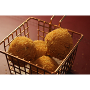 A la carte: 08 Bolinhos de Salmão - A la carte (Ingredientes: Cream Cheese, Salmão)