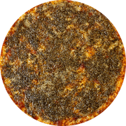 Queijos : Al Pesto - Pizza Grande (12 Fatias) (Ingredientes: Molho Pesto, Tomate, Parmesão, Muçarela)