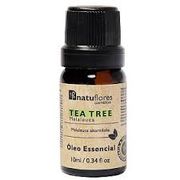 Óleos essenciais & vegetais: Óleo essencial Tea tree (melaleuca) 10ml Natuflores - Antisséptico natural, combate acne, fungos e auxilia na cicatrização da pele.