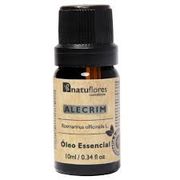 Óleos essenciais & vegetais: Óleo essencial Alecrim 10ml Natuflores - Estimula a memória, fortalece os cabelos e melhora a circulação e o foco mental.