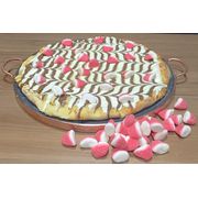 Tradicionais: fini beijos - Pizza Pequena (Ingredientes: Chocolate ao Leite, Chocolate Branco, Creme de Leite, fini)