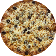 Pescados: Atum - Pizza Grande (12 Fatias) (Ingredientes: Atum, Cebola, Azeitona Preta Fatiada, Muçarela)