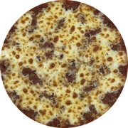 Defumados e Embutidos: Tarantino - Pizza Grande (12 Fatias) (Ingredientes: Calabresa Moída, Cebola, Requeijão, Alho Frito, Muçarela)