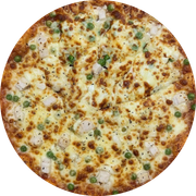 Defumados e Embutidos: Chester II - Pizza Grande (12 Fatias) (Ingredientes: Chester Defumado, Palmito, Milho, Muçarela)