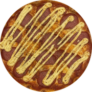 Defumados e Embutidos: Italianinha II - Pizza Grande (12 Fatias) (Ingredientes: Salaminho Fatiado, Catupiry, Muçarela)