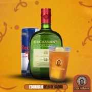 Copão: Copão de Buchanas 500ML - 2 Doses 50ml + 1 Redbull + 1 Gelo de Sabor da sua Escolha!