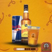 Copão: Copão White Horse 500ML - 2 Doses 50ml + 1 Redbull + 1 Gelo de Sabor da sua Escolha!