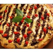 Super Especiais: Sertaneja - Pizza Grande (Ingredientes: Carne Seca, Catupiry, Cebola, Molho de Tomate, Mussarela, Orégano, pimenta biquinho)