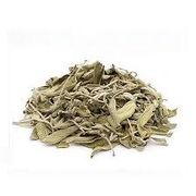Ervas Medicinais: Sálvia 50g - Tem ação antioxidante, anti-inflamatória e digestiva, auxiliando na memória, alívio de dores de garganta e equilíbrio hormonal.
