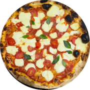 Pizza Clássicas: Marguerita di Bufala - Pizza Grande (Ingredientes: Molho Pelati, Mussarela de Búfala, Manjericão)