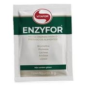 Suplementos: Enzyfor sachê 3g - O Enzyfor da Vitafor auxilia na digestão de proteínas, gorduras, carboidratos e lactose, reduz gases e estufamento, melhora o aproveitamento dos nutrientes e alivia o desconforto digestivo.