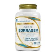 Suplementos: Óleo de borragem 500mg 60cps Flora Nativa - Hidrata e melhora a elasticidade da pele, reduz inflamações, alivia sintomas da TPM, fortalece cabelos e unhas e ajuda na saúde hormonal.