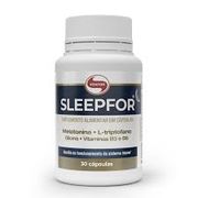 Suplementos: Sleepfor 30cps Vitafor - Auxilia no sono reparador, reduz estresse e ansiedade e melhora o bem-estar físico e mental.