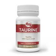 Suplementos: Taurine 650mg 30cps Vitafor - Melhora o desempenho físico e mental, auxilia na saúde cardiovascular e atua como antioxidante e energizante natural.