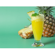 Sucos: Suco de Abacaxi com Hortelã)