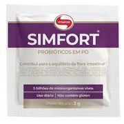 Suplementos: Simfort sachê 2g Vitafor - Contribui para o equilíbrio da flora intestinal.