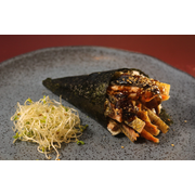 A la carte: Temaki Skin - NÃO RETIRAMOS RECHEIO DO TEMAKI! - A la carte (Ingredientes: Alga, Arroz, Cream Cheese, Skin gergelim)