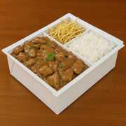 Estrogonofes: Strogonoff Carne - Padrão (Ingredientes: Arroz, Batata Palha)