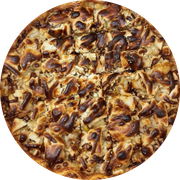 Recomendações dos Clientes: Da Moni - Pizza Grande (12 Fatias) (Ingredientes: Chocolate Branco Gratinado, Nozes, Muçarela)