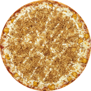 Frango: Frango Oriental - Pizza Grande (12 Fatias) (Ingredientes: Frango, Tarê, Cream Cheese, Alho-Poró Crispy)