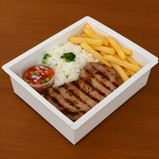 Pratos Individuais: Picanha Suína - Executivo (Ingredientes: Picanha Suína)