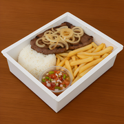 Pratos Individuais: Contra Filé - Executivo (Ingredientes: Contra Filet)