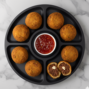 Petiscos: Bolinho Carne Seca com Catupiry 10 Unid. - Petiscos (Ingredientes: Carne Seca)