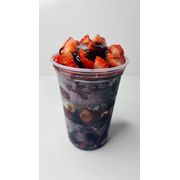 Sugestões: kIDS 300ML MORANGO E COBERTURA DE CHOCOLATE - Combo (Ingredientes: Açai, Cobertura: Chocolate, Fruta: Morango)