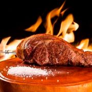 Assado/Porções: Alcatra assada 100g - Assados (Ingredientes: Aproximadamente 100g)