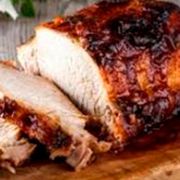 Assado/Porções: Lombo suíno assado 100g - Assados (Ingredientes: Lombo suíno assado 100g)
