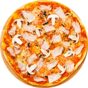Tradicionais: Atum - Pizza Gigante (Ingredientes:  atum e orégano, Mussarela)