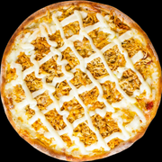 Pizzas: Pizza Catufrango - PIzza (Ingredientes: Azeitonas, Frango, Molho de tomate, Mussarella, Orégano, Requeijjão cremoso(catupiry))