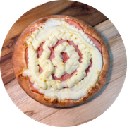 Esfihas Salgadas: Lombo II com Catupiry - Esfiha Salgada (Ingredientes: Lombo, Catupiry)