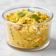 Guarnição: Farofa de Ovo - Sabor caseiro que combina com churrasco, carnes assadas e pratos mais encorpados.