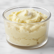 Guarnição: Purê de Batata - Clássico e cremoso, perfeito para carnes assadas, grelhadas ou ensopadas.