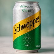 Refrigerante: Schweppes Citrus Lata 350ml - Água Gaseificada, Açúcar, Suco De Maçã, Grapfruit E Laranja