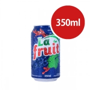 Sucos: La Fruit Lata Uva 350 mL - Suco sabor uva.