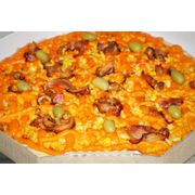 Pizzas Salgadas: #021 | Carijó - Pizza Grande (Ingredientes: Frango, cheddar, milho, bacon)
