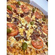 Pizzas Salgadas: #014 | Bacon - Pizza Grande (Ingredientes: mussarela, tomate)