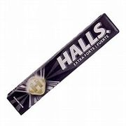 Chicletes e chocolates: Halls - Bala Halls Preta