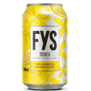 Refrigerante: Água Tônica Lata 350ml - água tonica Fys com toque de limão siciliano