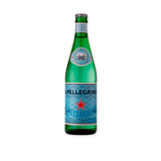 Água: Água com gás San Pellegrino vidro 505ml - Água com gás, proveniente dos alpes italianos, gaseificada naturalmente