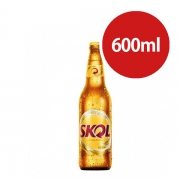 Cervejas Garrafa: Skol 600ml - Apenas Líquido - Cervejas