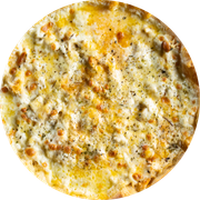 Tradicionais: Frango com Catupiry - Pizza Gigante  (Ingredientes: Molho,  Muçarela,  Frango,  Catupiry,  Orégano)