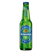 Cerveja Long Neck: Heineken Zero Long Neck 330ml - A Heineken 0.0 é uma cerveja Puro Malte com sabor de qualidade e zero álcool. Nossos mestres cervejeiros levaram anos para chegar a uma receita com gosto de cerveja de verdade e Puro Malte.