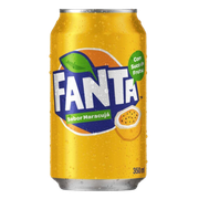 Refrigerantes 350ml: Fanta Maracujá Lata 350ml - Você não pode deixar de experimentar essa novidade que a Fanta acaba de relançar. O que tornou essa bebida, exótica e surpreendentemente radiante.