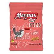 Petiscos e Biscoitos: MAGNUS CAT PETISCO CARNE - 40GR - Petiscos para Gatos
