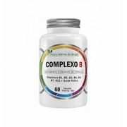 Suplementos: Complexo B 500mg 60cps Flora Nativa - Aumenta energia, melhora metabolismo, fortalece sistema nervoso, ajuda humor, apoia cabelos/unhas/pele e contribui para imunidade.