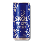 Beats & Ice: Skol Beats Senses Lata 269ml - Diferentes experiências para diferentes momentos: seja na curtição ou naquela conversa descontraída com os amigues, sempre vai ter uma Beats perfeita pra você!
