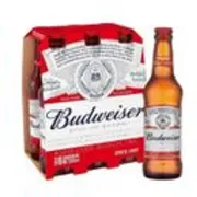 Long Neck: Budweiser Long Neck 330ml (Pack com 6) - Cervejas